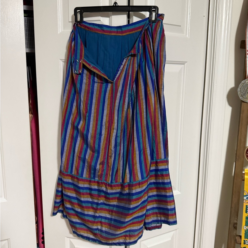 Early 70’s royal silk rainbow reflective poodle skirt - Picture 6 of 9